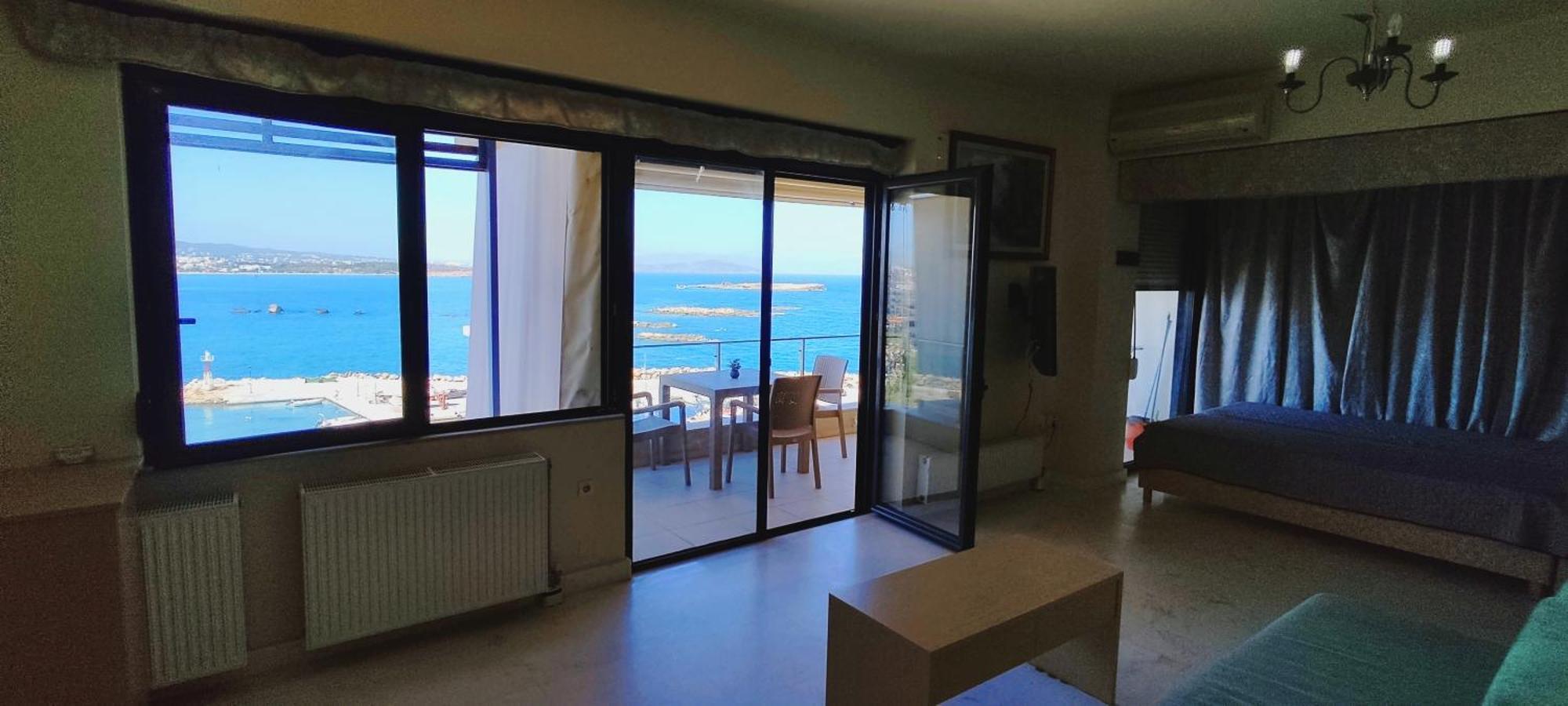 Ferienwohnung Panoramic Sea View Chania  Exterior foto