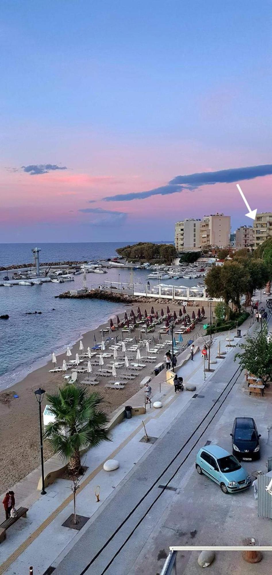 Ferienwohnung Panoramic Sea View Chania  Exterior foto